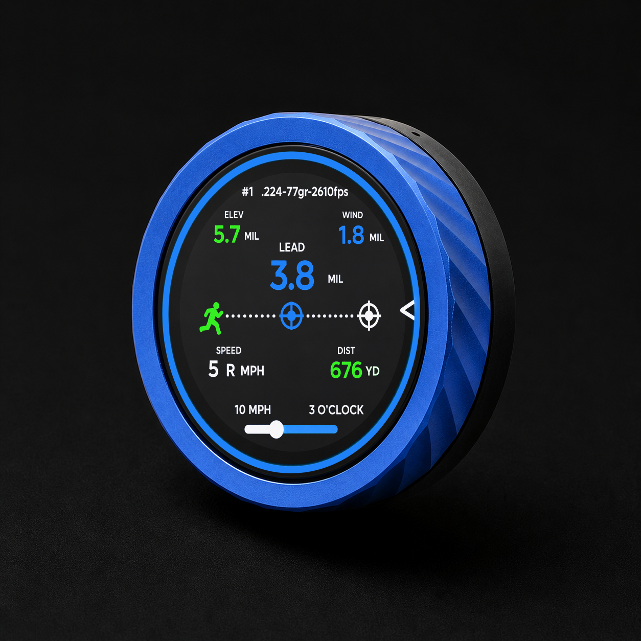 Dope Spin moving target lead with elevation and wind
